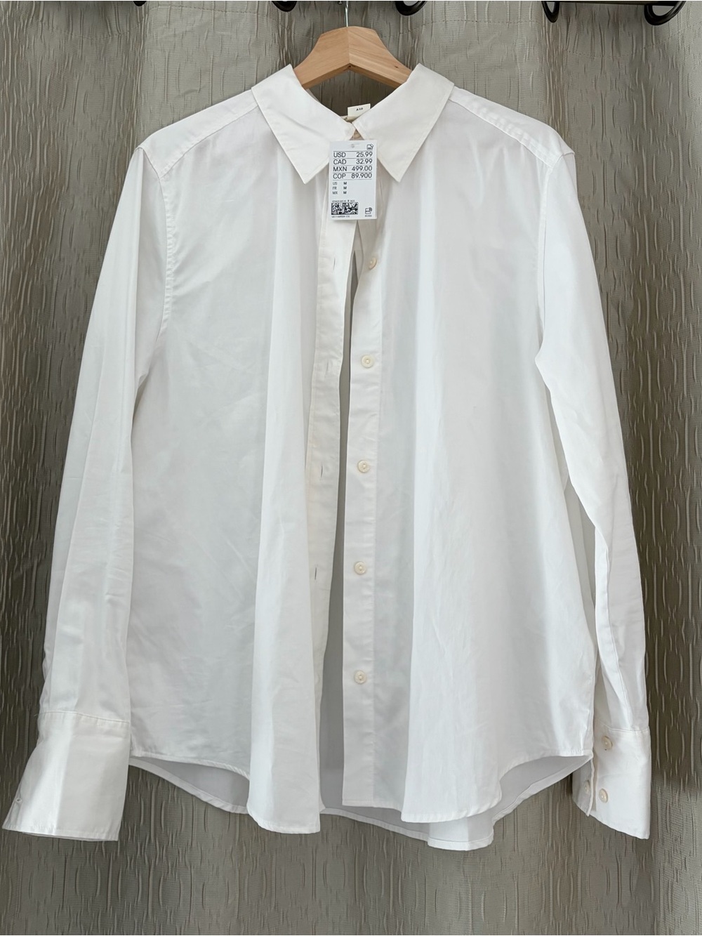 H&M White Women's Button-Down Shirt